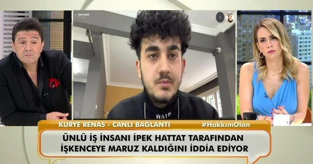 Evde alıkonduğu iddia edilen kurye konuştu