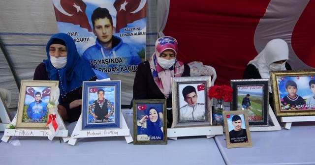 Evlat nöbetindeki ailelerden HDP ve PKK&#039;ya sert tepki