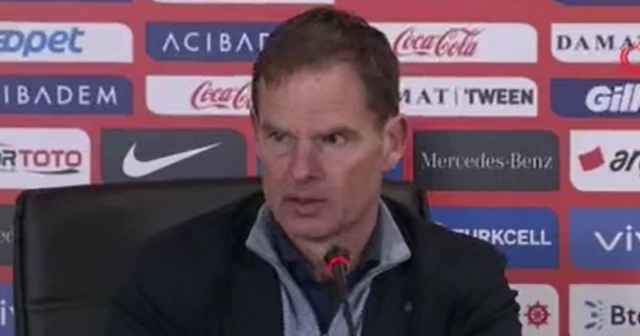 Frank de Boer: Türkiye bizi cezalandırdı