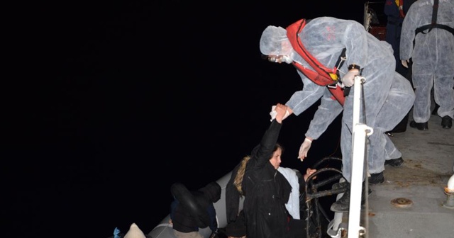 İzmir’de 71 düzensiz göçmen kurtarıldı