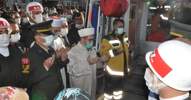 Kahramana haklarını gözyaşları içinde helal ettiler