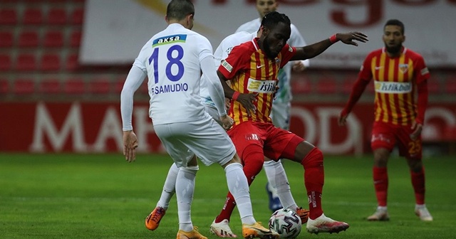 Kayserispor sahasında Çaykur Rizespor&#039;u 2-1 yendi