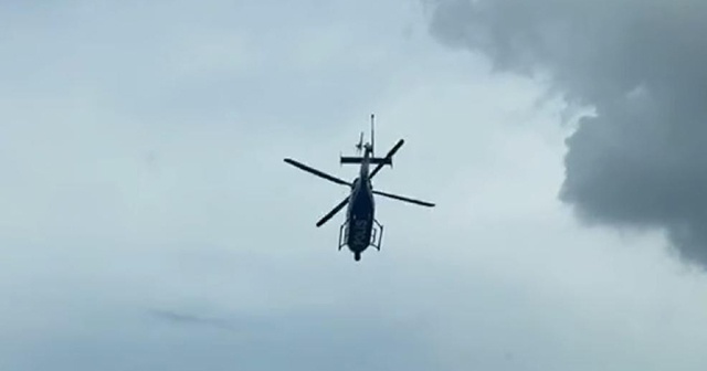 Polis helikopterini görüntüleyen sürücüye 315 lira ceza