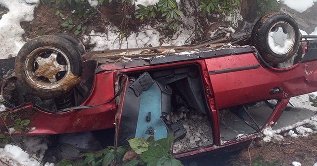 Trabzon’da trafik kazası: 1 ölü, 2 yaralı