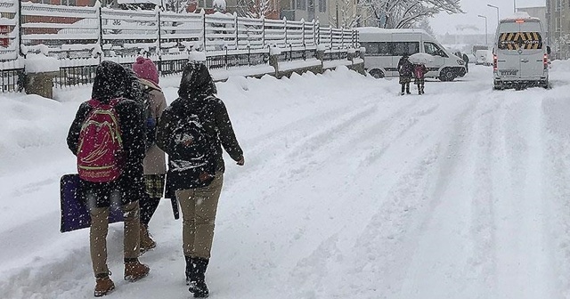 Yozgat’ta eğitime kar tatili