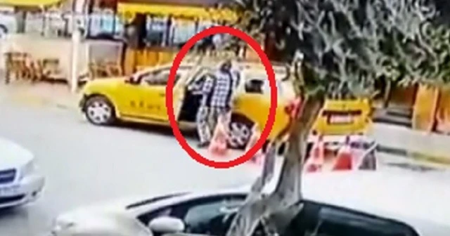 Aklına esti diye taksi kaçırdı