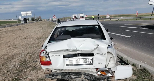 Aksaray’da 2 otomobil çarpıştı: 9 yaralı