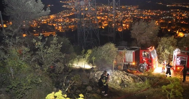 Bayrak tepesi alev alev yandı