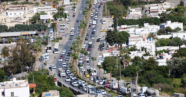 Bodrum’da trafik kabusu