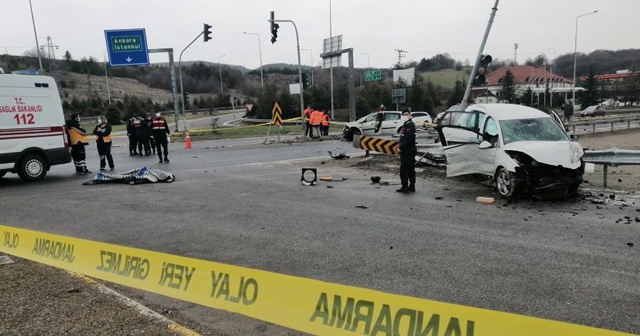 Bolu’da feci kaza: 1 ölü, 3 yaralı