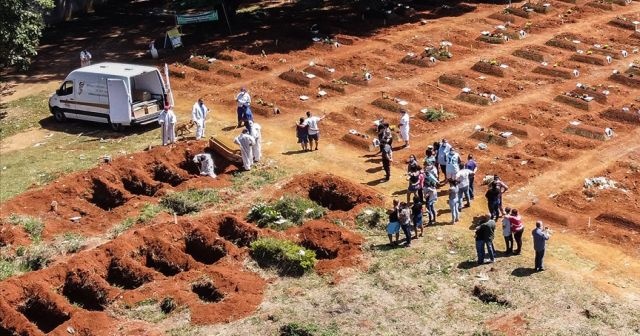 Brezilya&#039;da son 24 saatte 1987 kişi Kovid-19 nedeniyle hayatını kaybetti