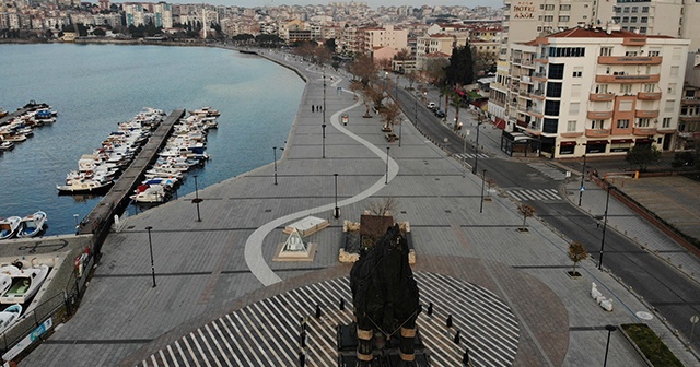 Çanakkale sahilleri koronavirüs salgını nedeniyle kapatıldı