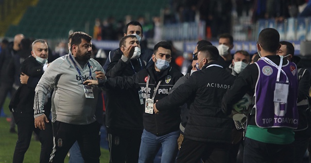 Çaykur Rizespor-Beşiktaş maçı sonrası gerginlik