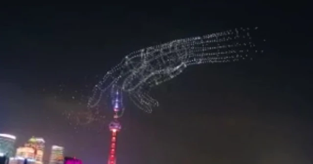 Çin’de yapılan drone şovu Guinness Rekorlar Kitabı'na girdi