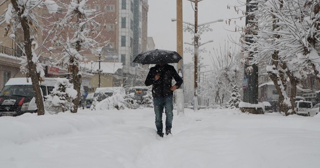 Doğu Anadolu için kar erimesi ve çığ uyarısı