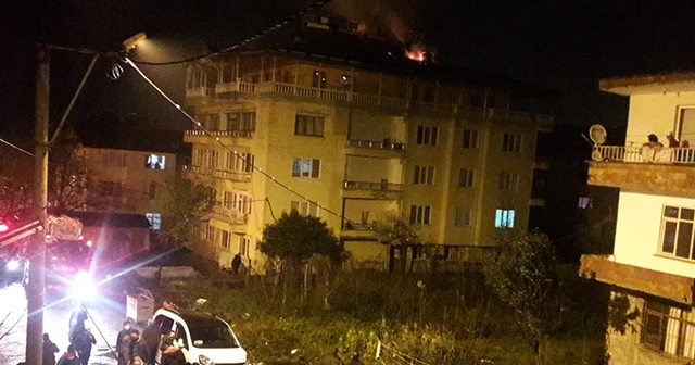 Giresun’da korkutan yangın