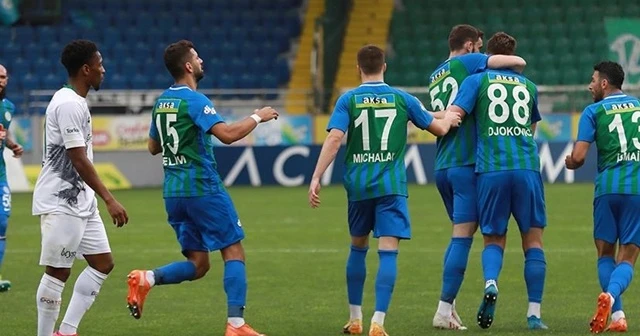 Gol düellosunda kazanan Çaykur Rizespor