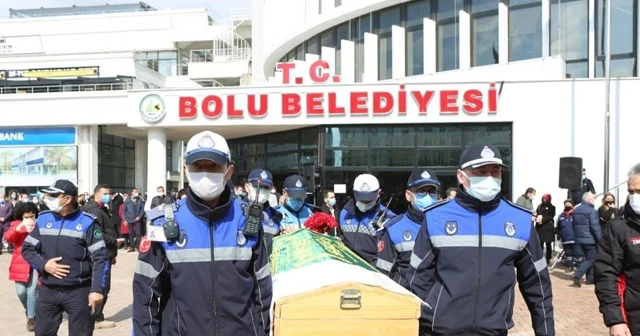 Kalp krizi geçiren belediye çalışanı defnedildi