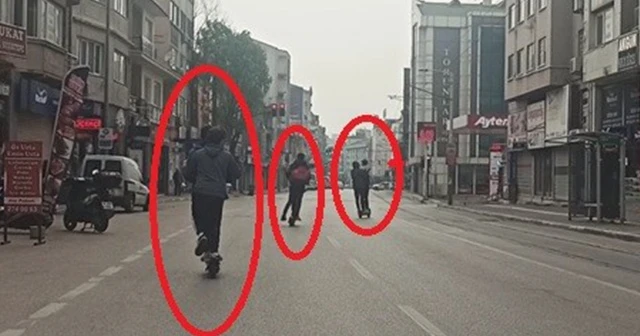 Kısıtlamayı scooter ile deldiler