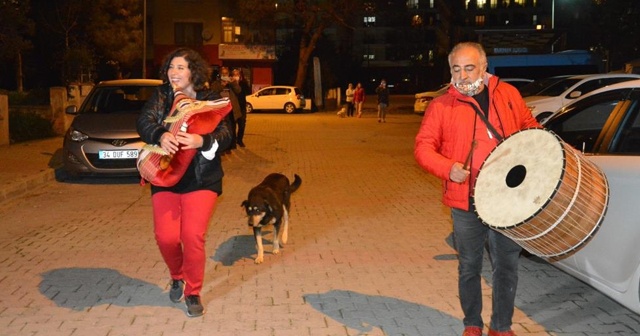 Maltepe’de alışılmamış sahur: Tulum sesleriyle uyandırdılar