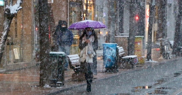 Meteoroloji&#039;den 5 il için karla karışık yağmur uyarısı