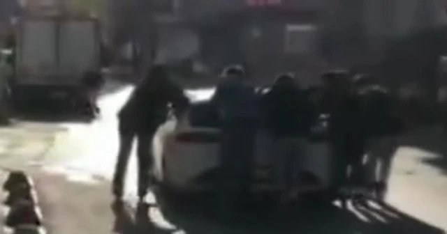 Patenli gençlerin tehlikeli yolculuğu kamerada