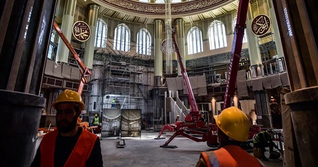 Taksim Camii Ramazan&#039;a hazırlanıyor