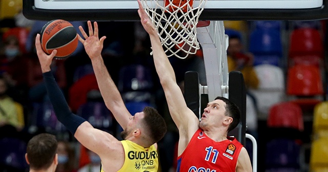 THY Euroleague: CSKA Moskova: 78 - Fenerbahçe: 67