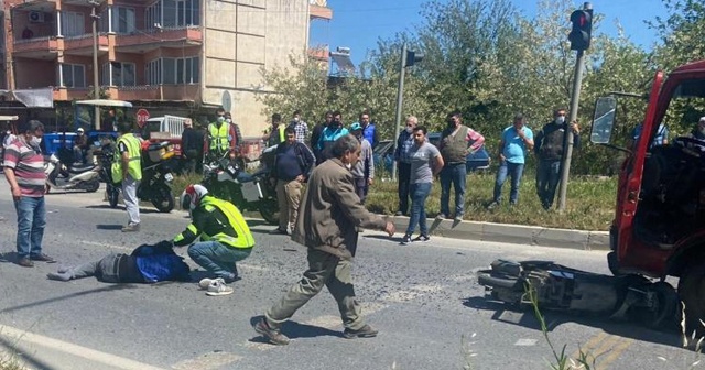 Trafik kazasında yaralanan motosiklet sürücüsü kurtarılamadı