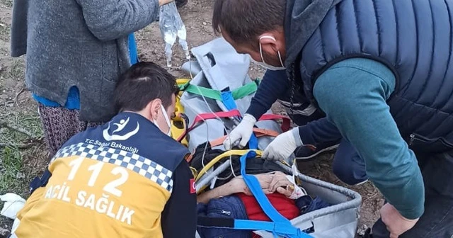 Traktörün aksı vatandaşın bacağını kopardı