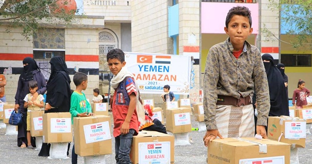 Türkiye’den Yemen’e Ramazan yardımı