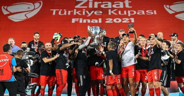 Beşiktaş Türkiye Kupası'nı kazandı