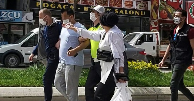 Ceza yiyen karı-koca polise bağırarak, bela okudu