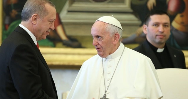 Cumhurbaşkanı Erdoğan, Papa Francis ile Gazze&#039;yi konuştu