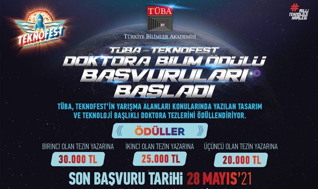 Doktora Bilim Ödülleri Rekorların Festivali TEKNOFEST’te