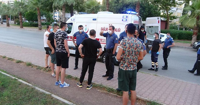 Hem kısıtlamayı ihlal etti hem kavga edip polise &quot;Niye geç geliyorsunuz&quot; dedi