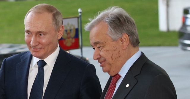 Putin ve BM Genel Sekreteri Guterres Filistin&#039;i görüştü
