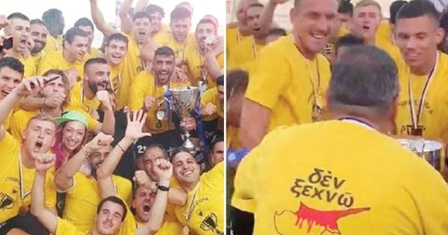 Rumlar kupayı kanlı harita ile kutladı
