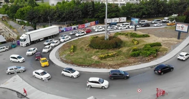 Kuyumcukent'teki kavşak çalışmasına tepki