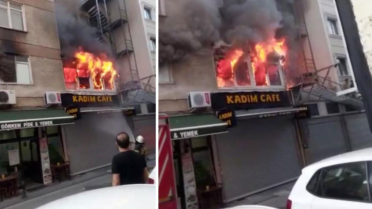 5 katlı apartmanda yangın: 1 kişi hayatını kaybetti