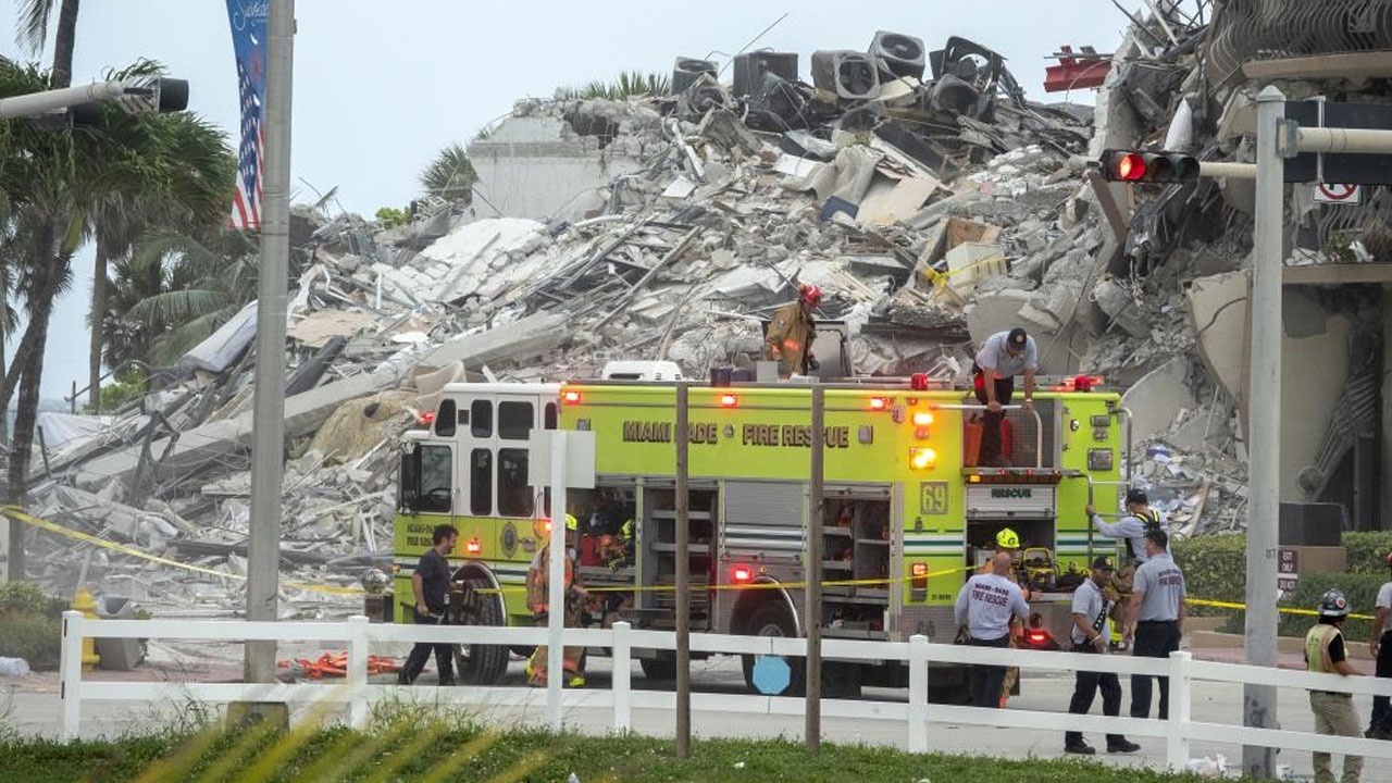 ABD’de çöken 12 katlı bina çöktü: Yaklaşık 100 kişiden haber alınamıyor