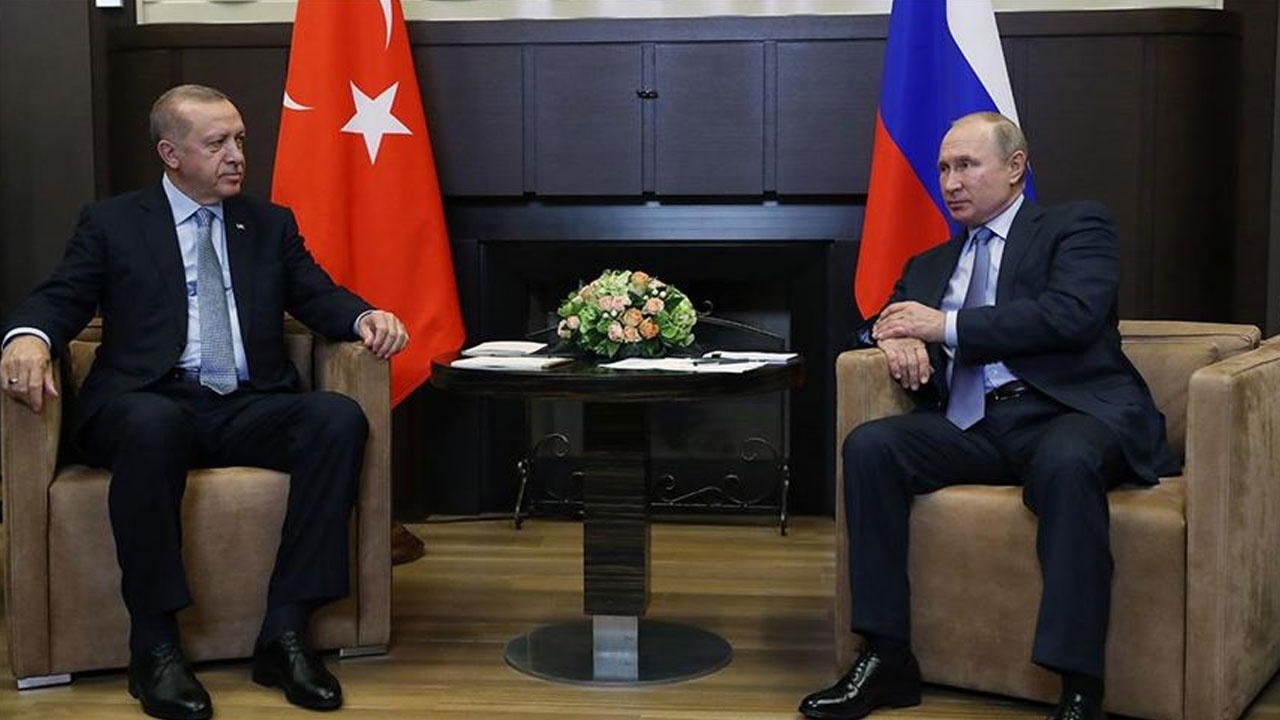 Cumhurbaşkanı Erdoğan ile Putin görüştü