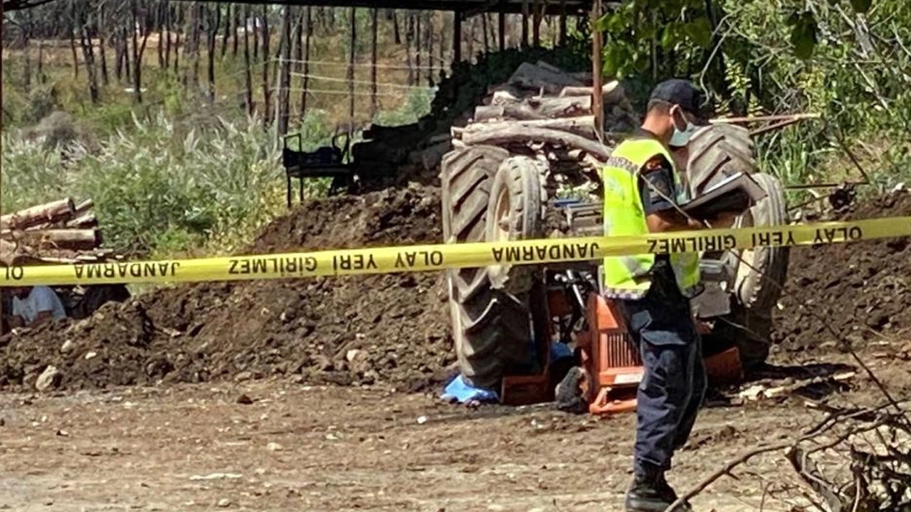 Traktörün altında kalan sürücüden acı haber