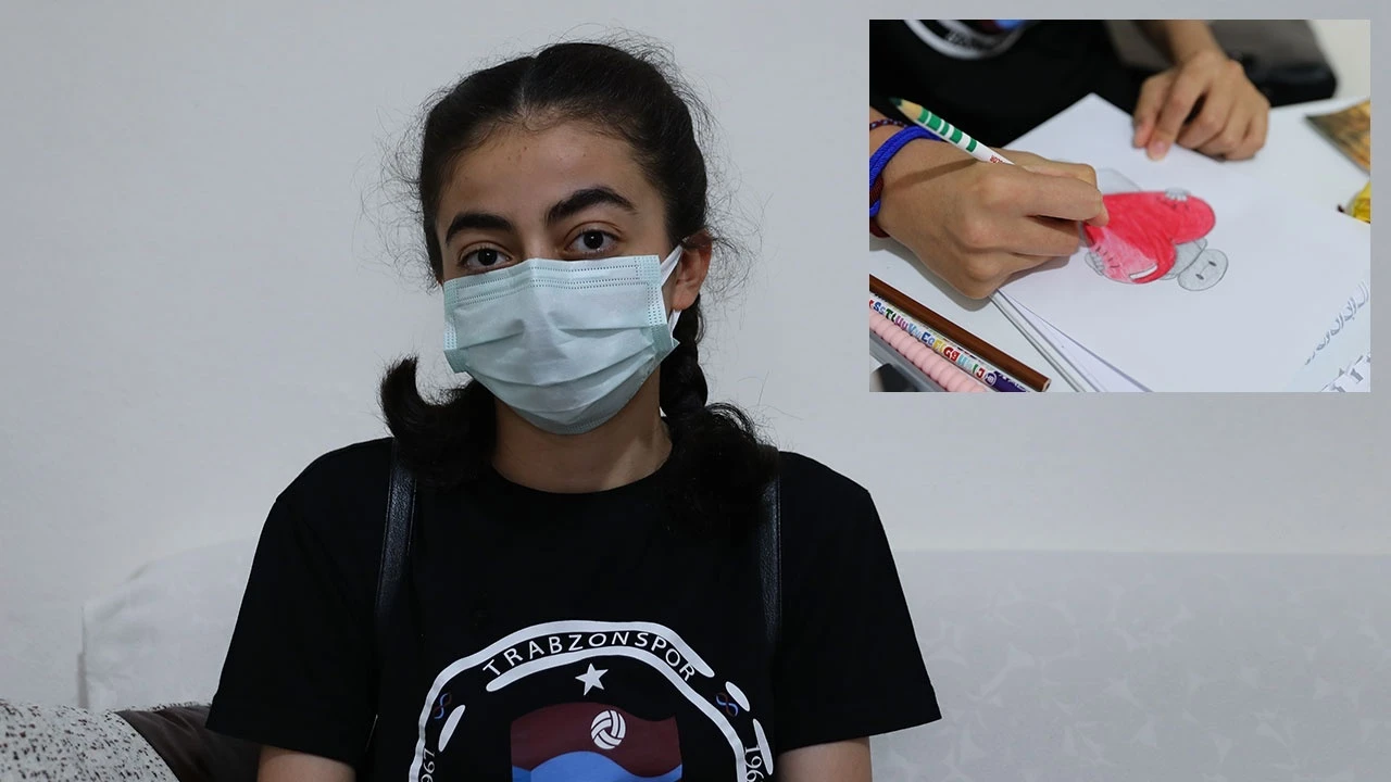 Umudunu kâğıtlara döküyor! Tek isteği gerçek bir 'kalp'