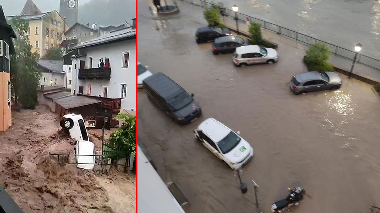 Almanya&#039;dan sonra Avusturya&#039;da sel felaketi: Sular altında kaldı