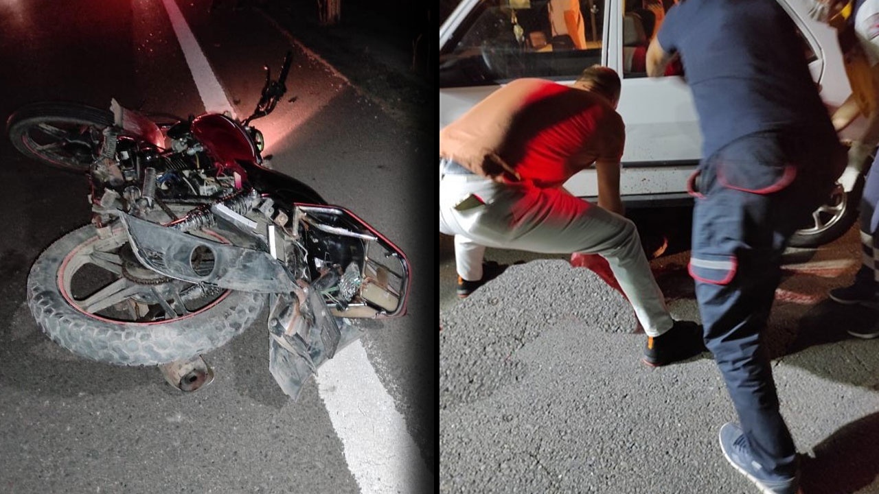 Art arda 3 araç çarptı: Motosiklet sürücüsünün feci ölümü