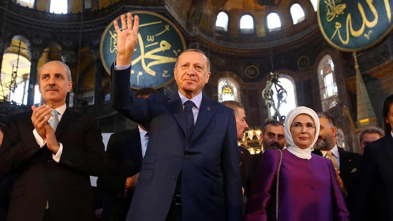 Cumhurbaşkanı Erdoğan&#039;dan Ayasofya mesajı