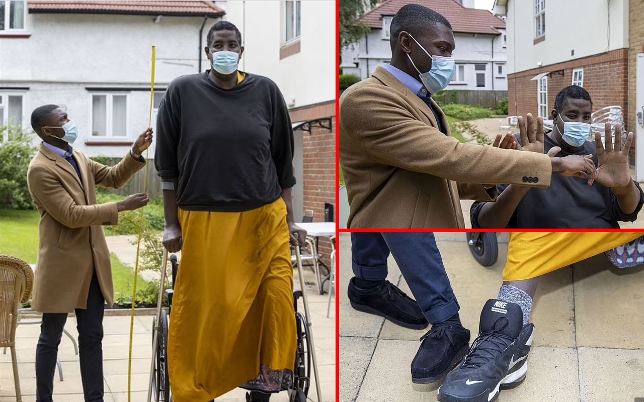 Dünyanın en uzun ikinci adamı hastalıklarla mücadele ediyor