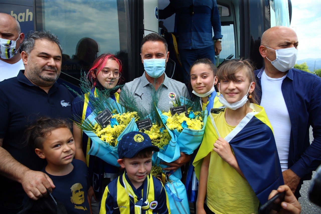 Fenerbahçe kafilesi Düzce&#039;de