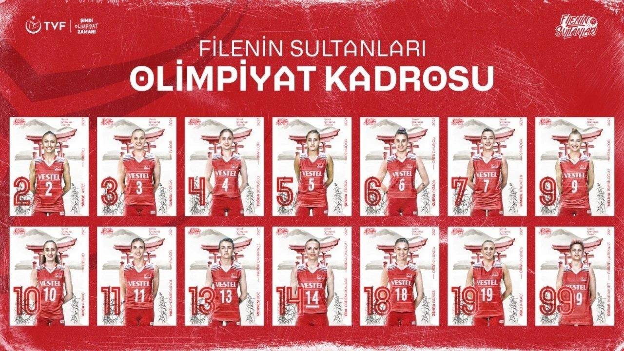 Filenin Sultanları’nın Tokyo 2020 kadrosu belli oldu